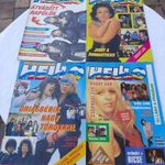 4db Helllo Hello zenei magazin egyben 1992.1, 4, 5, 11.szám Poszter: Edda, LGT, Pierrot... fotó