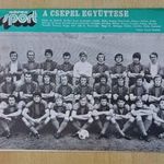Képes Sport 1976 - Csepel SC poszter, Nyilasi Tibi Fradi címlap fotó