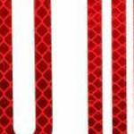 Fényvisszaverő matrica szett (utángyártott) Xiaomi rollerekhez (piros) - Ultimate fotó