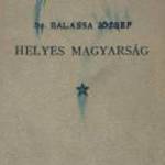 Dr. Balassa József Helyes magyarság / antik könyv Genuis kiadás 1923 fotó