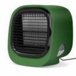 Hordozható mini léghűtő ventilátor (USB - zöld) - Bewello fotó