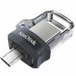 SANDISK Ultra Dual Drive M3.0 64GB fekete SDDD3-064G / 173385 fotó