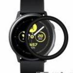 SAMSUNG Galaxy Watch Active (SM-R500), ENKAY HAT PRINCE okosóra flexibilis üvegfólia, FEKETE, 1db fotó
