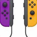 Nintendo Switch Joy-Con Neon Purple/ Neon Orange Vezeték nélküli kontroller fotó