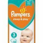 Pampers Sleep&Play 3 pelenka 6-10kg 58db fotó