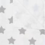 New Baby pelenkázó alátét flanell csillagok szürke fotó