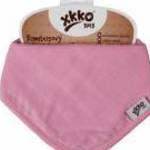 Xkko nyálkendő patentos bambusz Baby Pink BMBBND046 - XKKO fotó