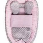 Belisima babafészek paplannal Minky Sweet Baby rózsaszín fotó