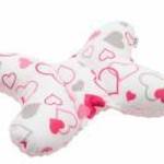 New Baby stabilizáló párna rózsaszín szívecskék fotó