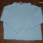 Kék kötött pulóver 86-os 18-24 hónap fotó