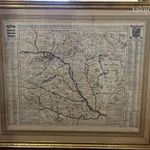Nagyon ritka 1700as évek eleji Nagy Magyarország katonai térkép fotó