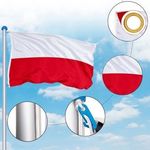 Zászlótartó rúd lengyel zászlóval fotó