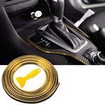 Autó belső dekorcsík - arany fotó