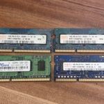 1ft: DDR3 Laptop Ram Pakk 4db 4x1gb NMÁ fotó