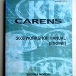 Kia Carens gyári javítási könyv (2003-2006) fotó