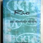 Kia Rio gyári javítási könyv (2003-2004) fotó