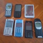 SonyEricsson P990i P800 Nokia 3210 6210 stb Retro Mobilok teszteletlen állapotban!Egyben eladóak! fotó