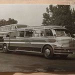 Veterán autóbusz /Henschel és Krupp-Südwerke/ régi fotó-képeslapok gyűjteményből fotó