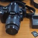 Nikon D60 DSLR fényfépezőgép+ tartozékok fotó