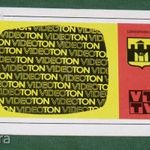 Kártyanaptár, VIDEOTON, rádió, televízió, rajzos, 1971, , É, -sérült- fotó