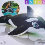 Új bontatlan Intex orka matrac 193x119 cm felfújható bálna matrac fotó
