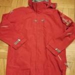 TRIBORD kamasz fiú 12évesre-vízhatlan, kapucnis piros színű dzseki -kabát , vízálló átmeneti dzseki fotó