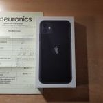 Apple iPhone 11 128GB Új Független Fekete Euronics Garanciával ! fotó