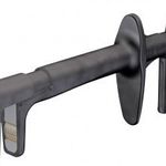 Szorítópofás mérőcsipesz, griffcsipesz 4mm-es banándugó aljzattal, fekete Stáubli GRIP-FMA fotó