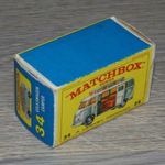 Matchbox (Regular Wheels) #34 Volkswagen Camper eredeti doboz! fotó