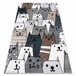 Szőnyeg FUN Gatti gyerekeknek, macskák, állatok színes, 120x170 cm fotó