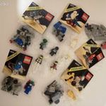 LEGO SPACE - 5 db koplett kis űrhajó (1981-1985 között) + 5 db különálló űrhajós (1987-1999 között) fotó