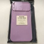 Apple iPhone 13 pro max szilikon tok lila fotó