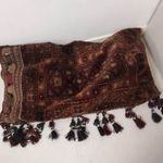 Antik kézi csomózás csomózott szőnyeg arab nagy méretű párna 401 7367 fotó