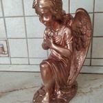 Antik arany színű angyal szobor eladó! 33 cm fotó