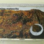 METEORIT Dronino > Világ ritka meteoritjai > DÍSZDOBOZOS gyűjtemény > különleges meteorit fotó