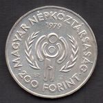 200 forint ezüst 1979 "Nemzetközi gyermekév" fotó