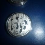 Kína 10 Yuan Panda ezüst érme 2022-ből eladó! PP UNC fotó