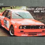 Kártyanaptár, Hungária Biztosító, Cserkúti József , BMW M3 Rally autó, 1992 , Zs, fotó