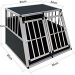 Kutyabox Kutyaszállítóbox Dogbox derékszögű hátoldallal Új termék Méret xl elválasztó opcióval fotó