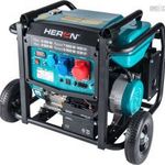 HERON benzinmotoros áramfejlesztő, 8000 VA, 400/230 V, hordozható 8896147 fotó