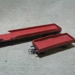 H0 Marklin vagon tehervagon 2 db alkatrésznek vasútmodell modellvasút kisvasút fotó