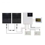 Solar-Set 400 W Napelemes berendezés 400 Wp Csatlakozókábellel, Töltésszabályozóval, Inverterrel, ... fotó