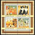 2003. Guinea-Bissau , Kutyák és macskák kisív ( 8 € ) fotó