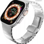 Apple Watch Rozsdamentes Acél Szíj (Ezüst) 42, 44, 45mm fotó