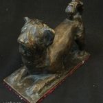 Bodri kutya - puli szobor - Csucs F. fotó