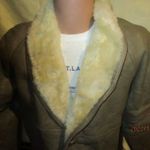 Újszerű NINO L-XL-s szőrme béléses, bőr, dzseki, kabát. fotó