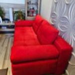 Modern, fiatalos piros kanapéágy fotó