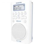 Sangean H205D Fürdőszobai rádió DAB+, URH Bluetooth? Vízálló Fehér fotó