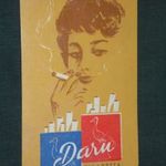 Kártyanaptár, Daru cigaretta, dohány értékesítő vállalat , 1960 , N, fotó