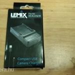 Lenix ENEL3 akkutöltő NIKON és FUJIFILM modellekhez autóadapterrel fotó